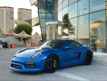 Porsche Cayman GT4 2016 Automatic 19,000 Km 6 Cylinder Rear Wheel Drive (RWD) Coupe / Sport Blue With Warranty