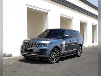 Land Rover  Range Rover  Vogue  2019  Automatic  78,000 Km  8 Cylinder  Four Wheel Drive (4WD)  SUV  Blue