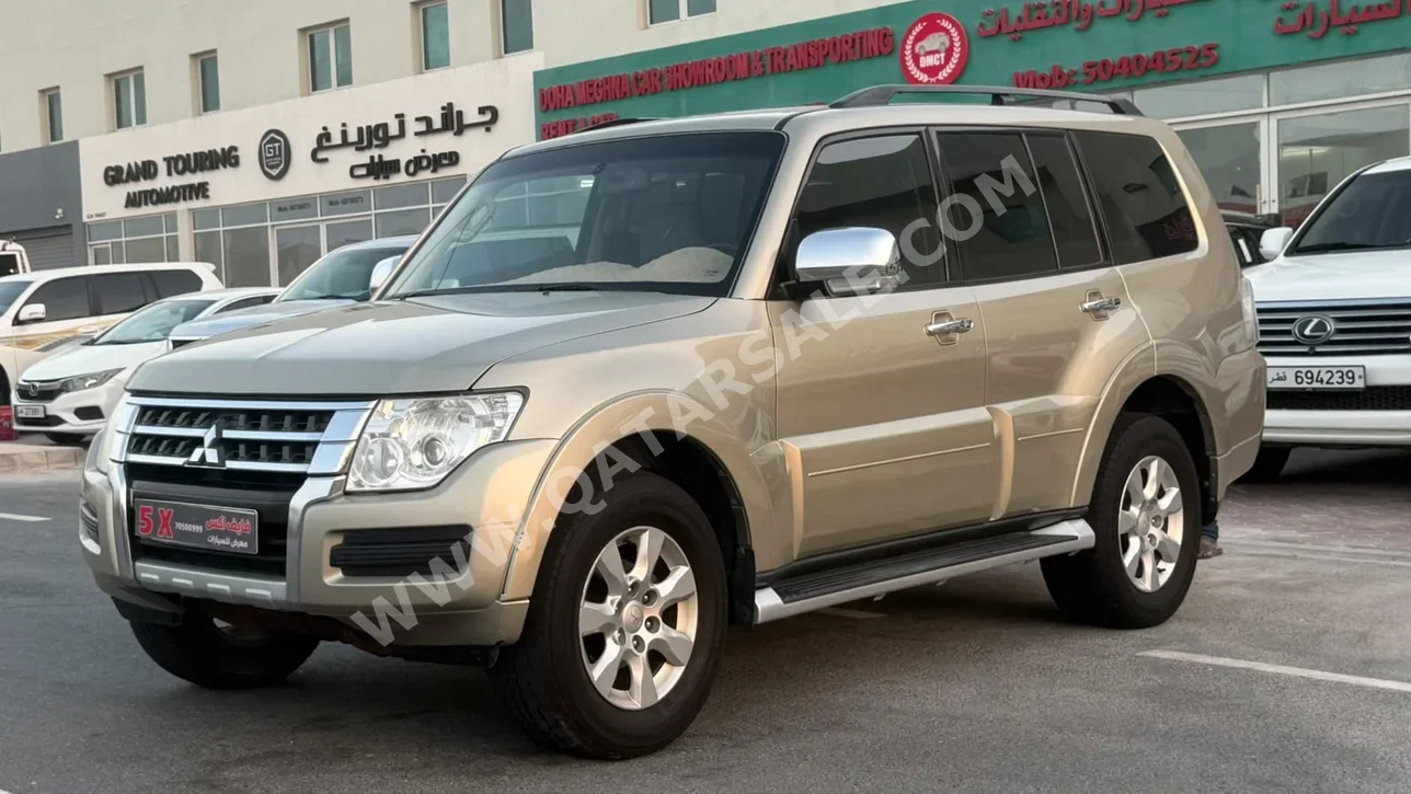 Mitsubishi  Pajero  GLS  2016  Automatic  242,000 Km  6 Cylinder  Four Wheel Drive (4WD)  SUV  Gold