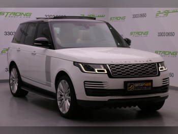 Land Rover  Range Rover  Vogue SE Super charged  2018  Automatic  83,000 Km  8 Cylinder  Four Wheel Drive (4WD)  SUV  White