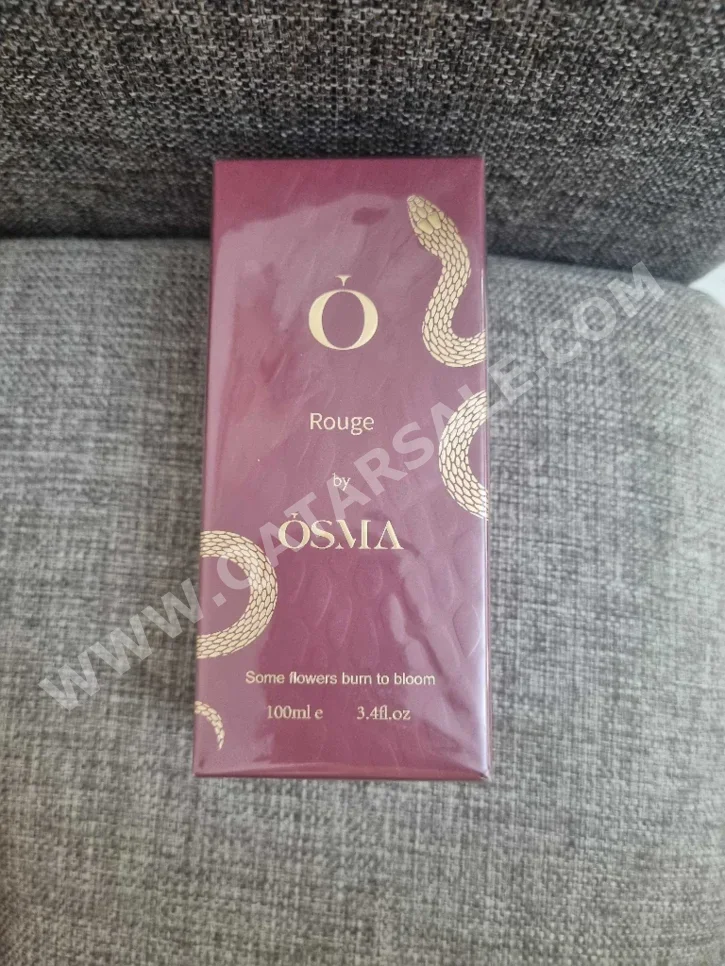 العطور والعناية بالجسم عطور  نسائي  osma  قطر  some flowers burn to bloom  14/4/2029  100 مل