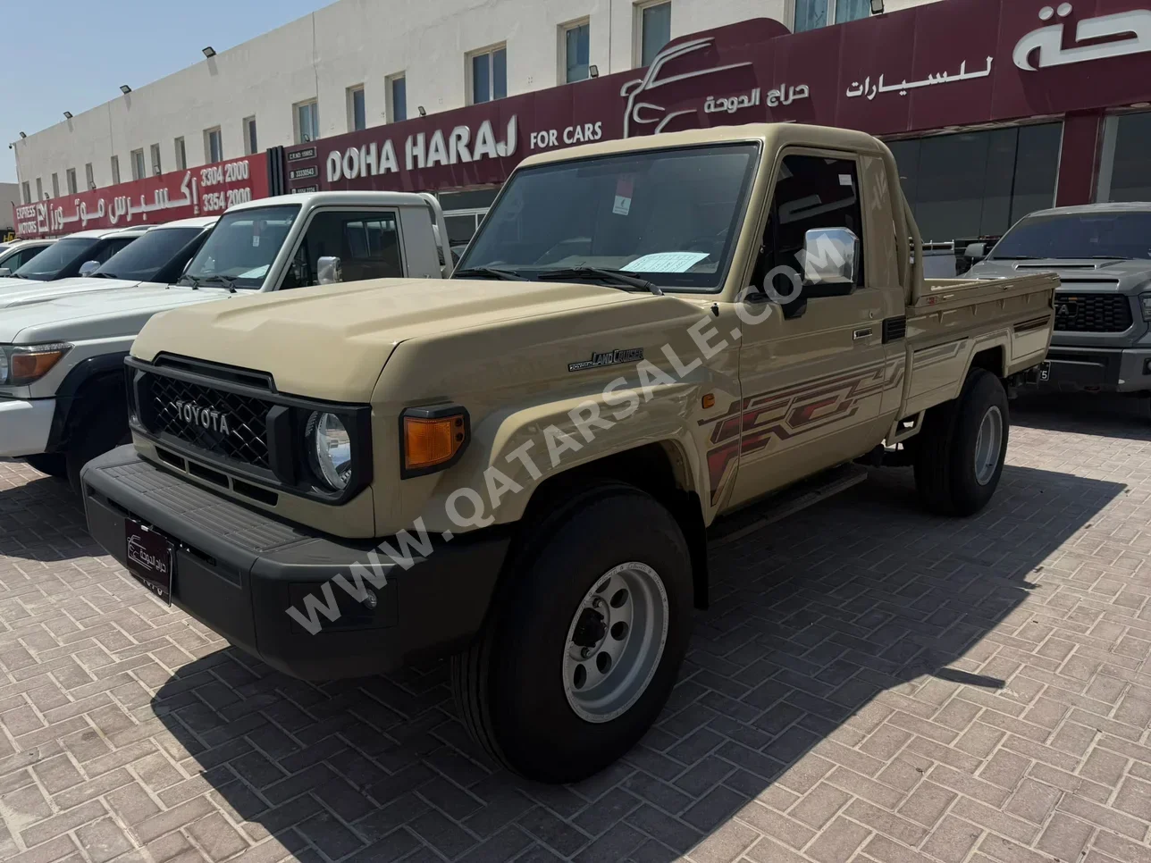 Toyota  Land Cruiser  LX  2024  Automatic  77,000 Km  6 Cylinder  Four Wheel Drive (4WD)  Pick Up  Beige  With Warranty
