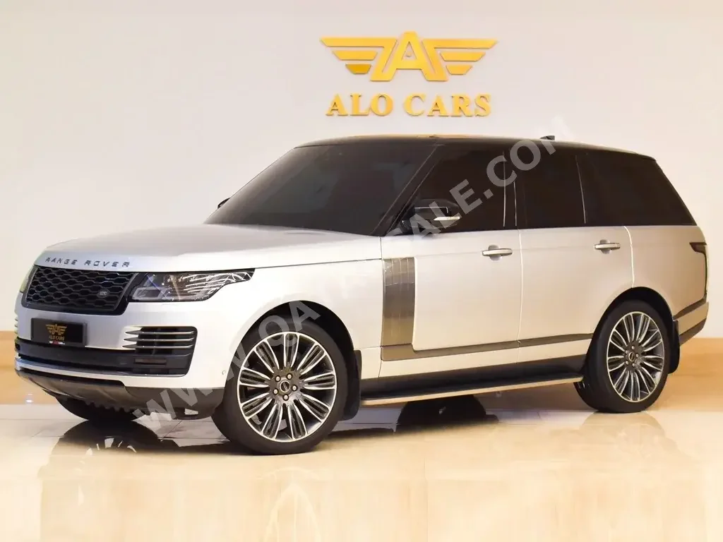 Land Rover  Range Rover  Vogue  Autobiography  2018  Automatic  81,000 Km  8 Cylinder  Four Wheel Drive (4WD)  SUV  Silver  With Warranty