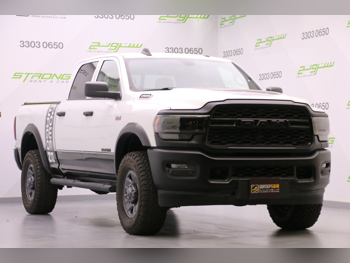 Dodge Ram 2500 2021 Automatic 74,000 Km 8 Cylinder Four Wheel Drive (4WD) Pick Up White