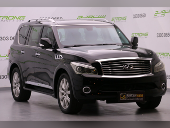 Infiniti QX 56 2012 Automatic 143,000 Km 8 Cylinder Four Wheel Drive (4WD) SUV Black