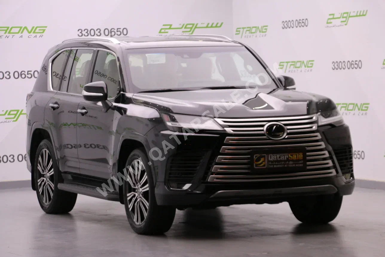 Lexus LX 600 Luxury 2024 Automatic 49,000 Km 6 Cylinder Four Wheel Drive (4WD) SUV Black With Warranty