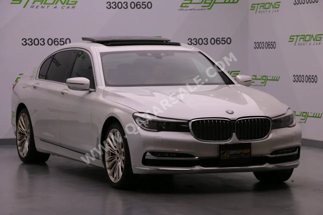 BMW  7-Series  730 Li  2018  Automatic  236,000 Km  4 Cylinder  Rear Wheel Drive (RWD)  Sedan  White