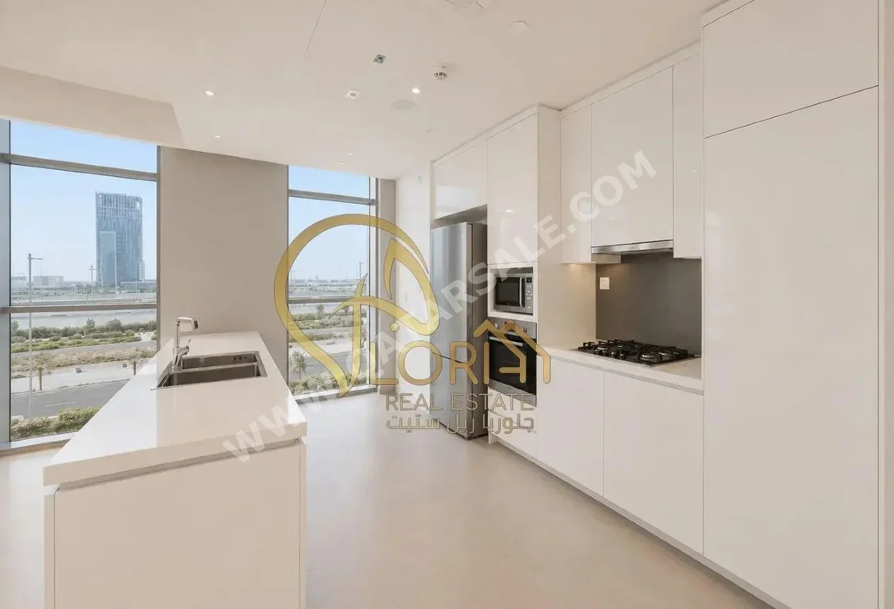 1 Bedrooms  Apartment  For Sale  in Lusail  Semi Furnished