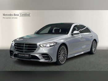 Mercedes-Benz  S-Class  450AMG  2024  Automatic  4,500 Km  6 Cylinder  Four Wheel Drive (4WD)  Sedan  Silver  With Warranty
