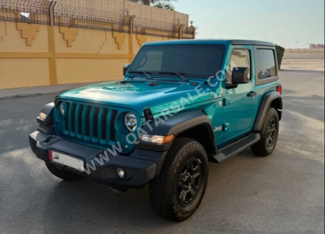 Jeep Wrangler Sport 2020 Automatic 34,800 Km 6 Cylinder Four Wheel Drive (4WD) SUV Black and Green