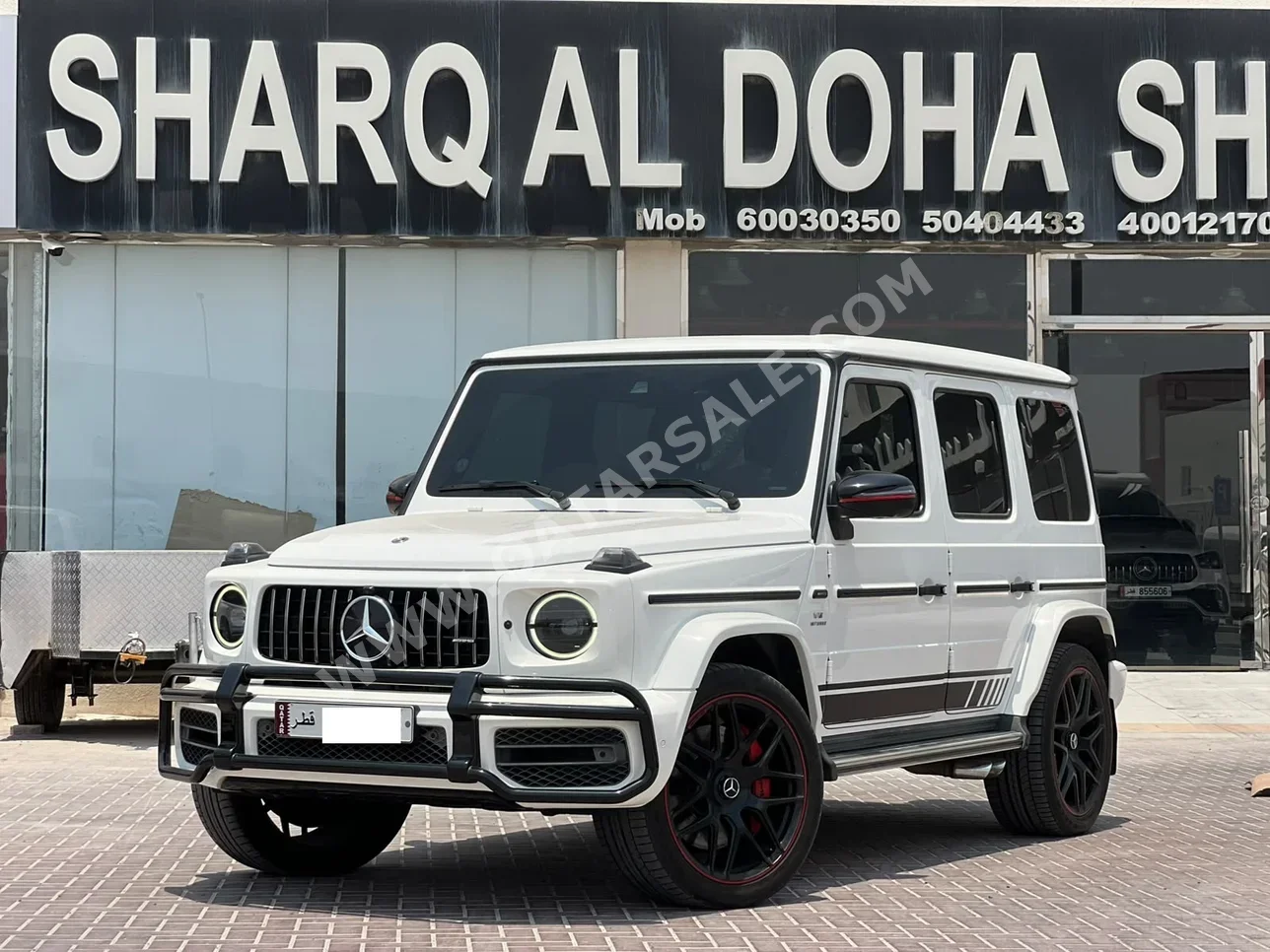 مرسيدس - بنز  جي - كلاس  63 اي ام جي  2019  اوتوماتيك  130,000 كم  8 سلندر  دفع رباعي  اس يو في  أبيض