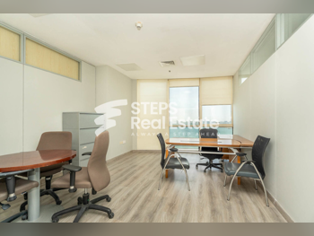 Commercial Offices - Fully Furnished  - Doha  - West Bay
