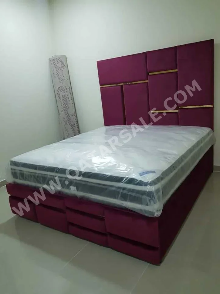 Beds - Lifestyle  - Queen  - Pink  - Mattress Included