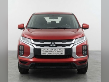 Mitsubishi  ASX  2021  Automatic  134,628 Km  4 Cylinder  Front Wheel Drive (FWD)  SUV  Red