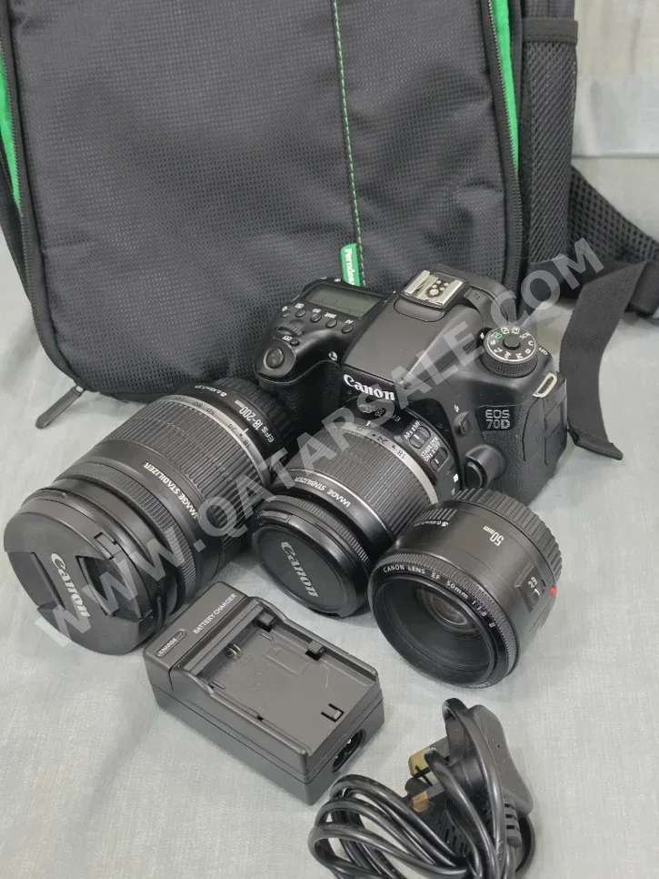 Digital Cameras Canon  EOS 70D  - 39 MP  - 6K