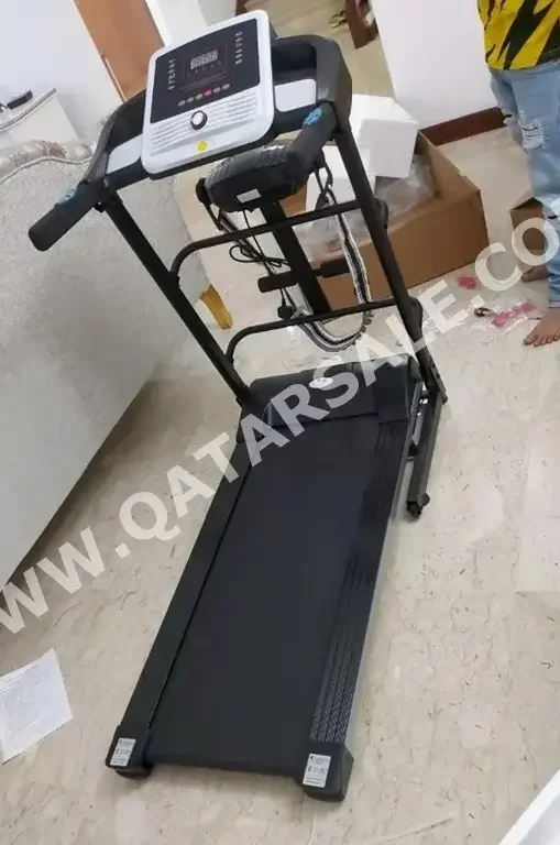 آلات معدات الجيم - جهاز المشي  - أسود  120 كيلوغرام  مع التركيب  مع التسليم