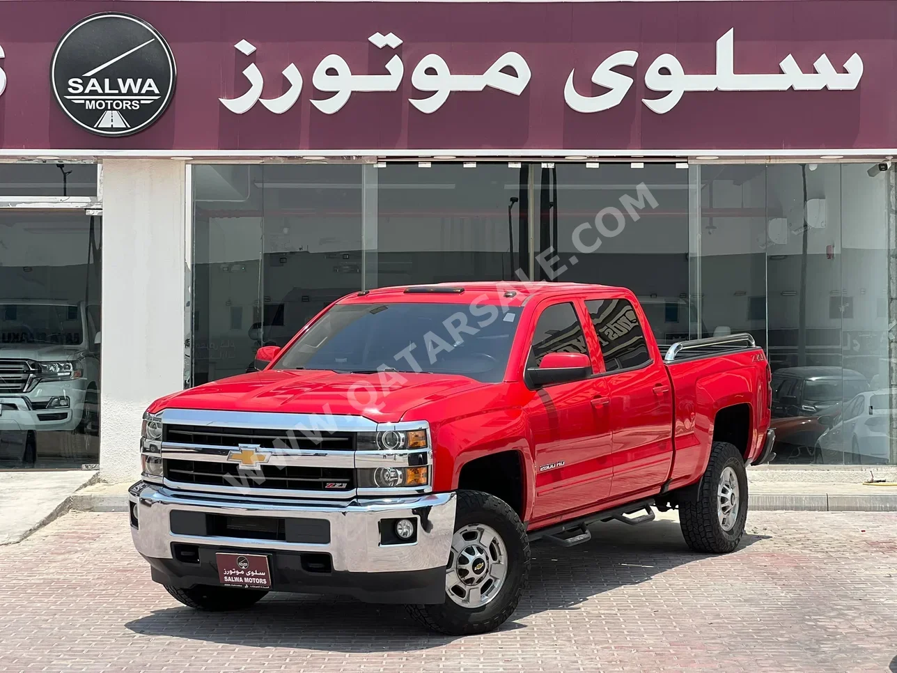 Chevrolet Silverado 2500 HD 2018 Automatic 110,000 Km 8 Cylinder Four Wheel Drive (4WD) Pick Up Red — image 1