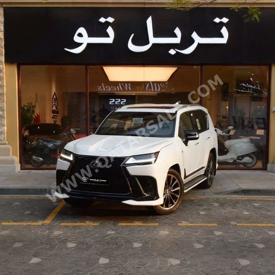 Lexus LX 600 F Sport 2026 Automatic 3,700 Km 6 Cylinder Four Wheel Drive (4WD) SUV White With Warranty — image 1