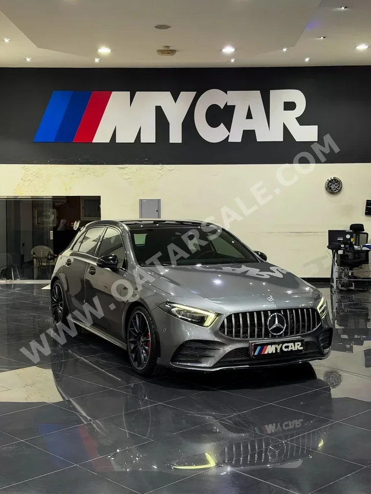 Mercedes-Benz A-Class 35 AMG 2022 Automatic 38,000 Km 4 Cylinder Rear Wheel Drive (RWD) Sedan Silver — image 1