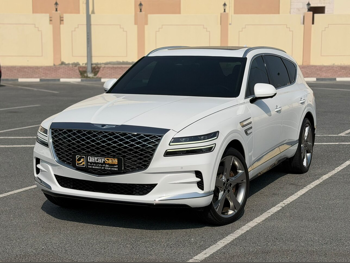 Genesis GV 80 2023 Automatic 43,000 Km 6 Cylinder Four Wheel Drive (4WD) SUV White With Warranty — image 1