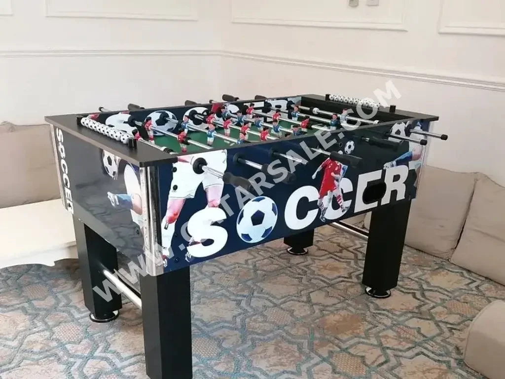 Black and Blue  Foosball Table