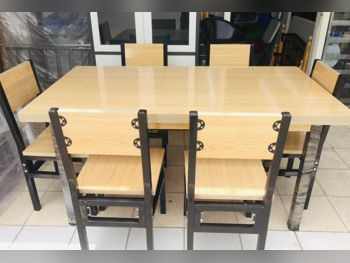 میز ناهارخوری با صندلی، لایف استایل، بژ، چین، 6 نفره