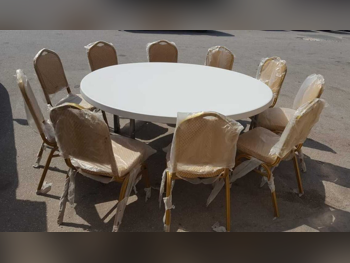 میز ناهارخوری با صندلی، لایفاستایل، چندرنگ، ساخت چین، 10 نفره