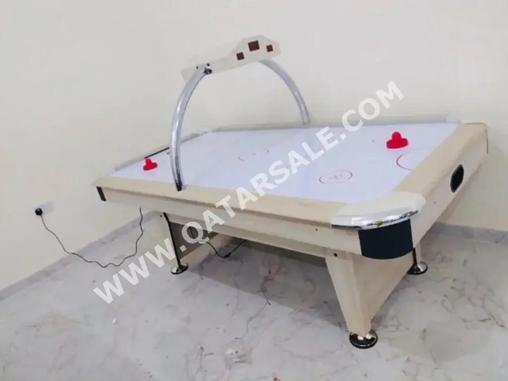 Beige & Brown  Hockey Table