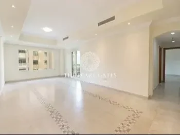 2 Bedrooms  Apartment  For Rent  in Doha -  The Pearl  Semi Furnished