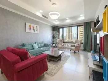 1 Bedrooms  Apartment  For Rent  in Doha -  The Pearl  Fully Furnished