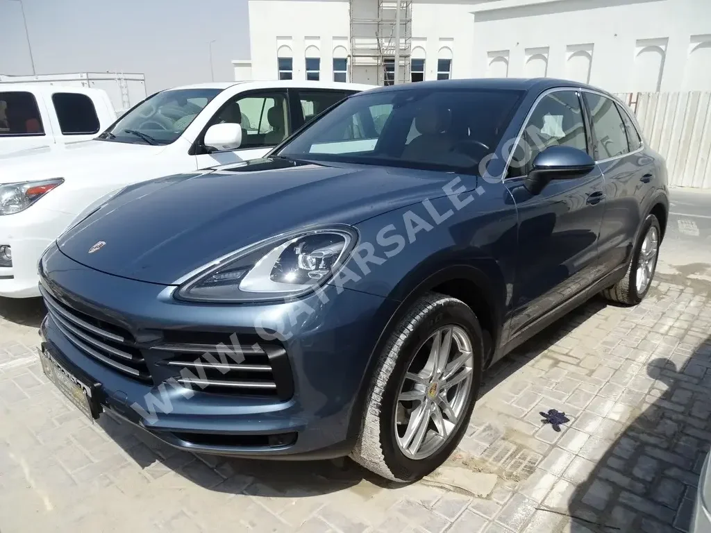 Porsche  Cayenne  2019  Automatic  51,000 Km  6 Cylinder  Four Wheel Drive (4WD)  SUV  Blue  With Warranty