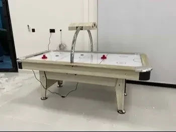 White and Gray  Hockey Table