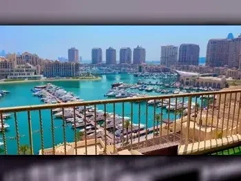 2 Bedrooms  Apartment  For Rent  in Doha -  The Pearl  Fully Furnished