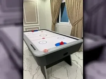 Black and Gray  Hockey Table