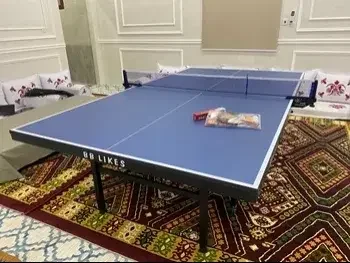 Black and Blue  Tennis (ping pong) Table