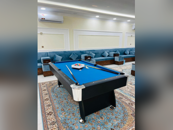 میز بازی، میز بیلیارد، آبی