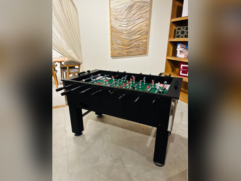 میز بازی، فوتبال دستی، مشکی و سبز