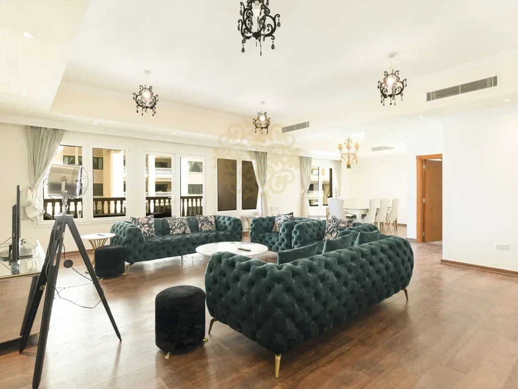 3-Bedroom Luxury Apartment, The Pearl-Qatar