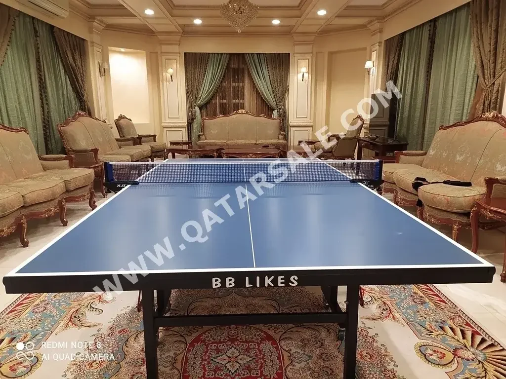 Black and Blue  Tennis (ping pong) Table