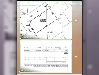 Lands For Sale in Doha  - Fereej Kulaib  -Area Size 1,768 Square Meter