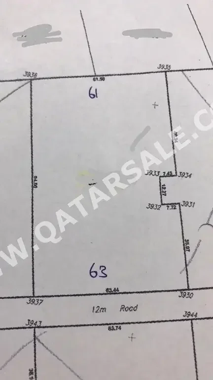 اراضي للبيع في الشمال  -المساحة 5,910 متر مربع