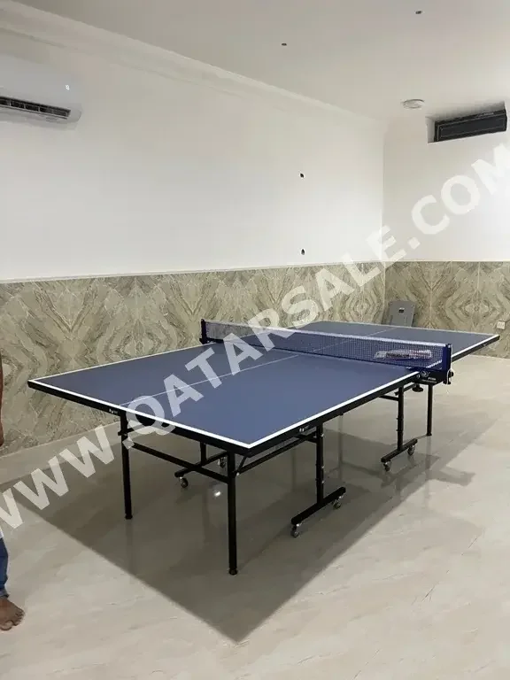Black and Blue  Tennis (ping pong) Table