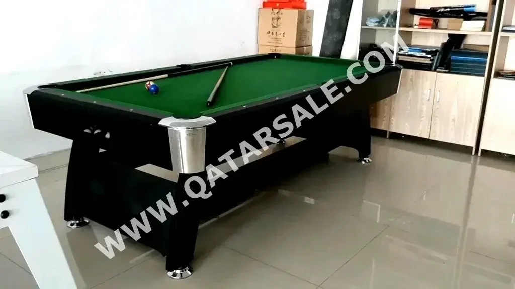 Black and Green  Billiard Table