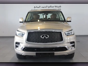 Infiniti  QX  80  2021  Automatic  44 Km  8 Cylinder  Four Wheel Drive (4WD)  SUV  Beige  With Warranty