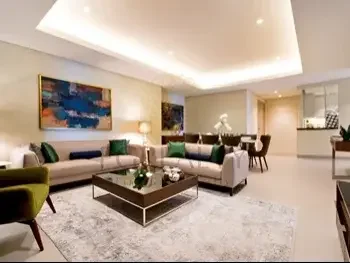 3 Bedrooms  Apartment  For Rent  in Doha -  The Pearl  Fully Furnished