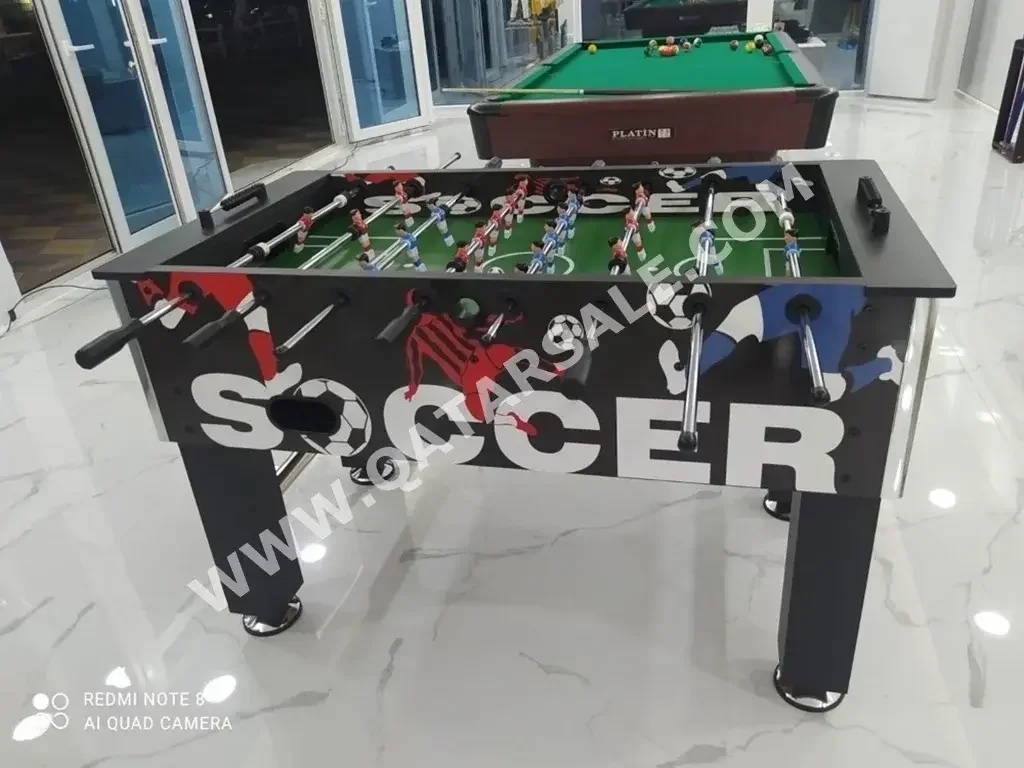 Black and Green  Foosball Table