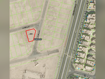 Ibinebentang lote sa Al Wakrah, Al Wukair, sukat 664 sqm