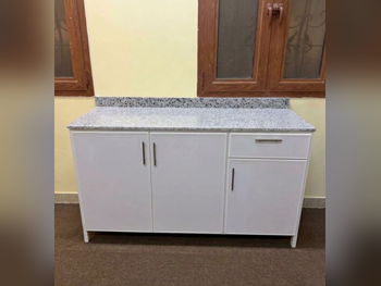 Kitchen Cabinets & Drawers, White, Qatar