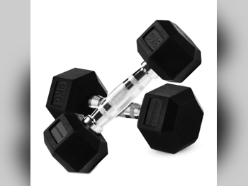 Weights, Fixed Dumbbells, Square, Black