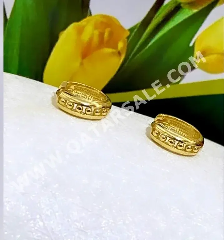 Gold Earring  Italy  Child  By Item ( Designers )  Yellow Gold  18k